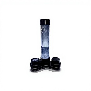 Nueva <span class=keywords><strong>Cachimba</strong></span> Árabe de Estilo Transfronterizo con Cristal Esmerilado, Aleación de Aluminio, Diseño <span class=keywords><strong>Triangular</strong></span>, Tubo Único, Tubo de Luz Moderno Desmontable - Product Image 1