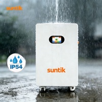 Pack de batteries LiFePO4 51,2 V 300 Ah de qualité supérieure, système de stockage d'énergie mobile renouvelable Plug & Play pour infrastructures commerciales
