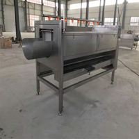 Automatische groente-spiraalborstelrol aardappel schilmachine 1-2-3-4000kg/u