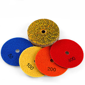 <span class=keywords><strong>3</strong></span> inch 4 inch kim cương đánh bóng Pads Buff đĩa mài mòn cho Granite gạch đá cẩm thạch Mài bê tông đĩa mài công cụ - Product Image 1