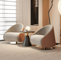 Ensemble table et chaises de négociation nordique pour bureau, hall d'hôtel, réception, canapé de salon, fauteuil de loisirs pour usage domestique