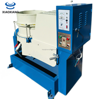 Machine de polissage à disque horizontal industrielle de grande capacité 120L, moteur 4kW, pour chanfreinage de précision des bords et ébavurage de pièces en masse