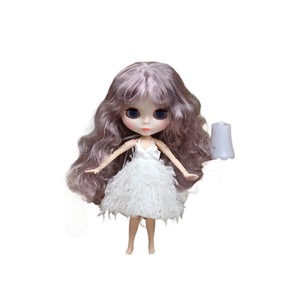 Blythe Doll Outfit 30cm White Lolita Dress With <b>Veil</b> And Bow For OB22 OB24 - Product Image 4