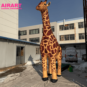 Jirafas Gigantes de <span class=keywords><strong>Peluche</strong></span>, Animales Inflables, Modelo de Mascota para Decoración de Festivales de Música, Animales de <span class=keywords><strong>Peluche</strong></span> de Jirafa - Product Image 2