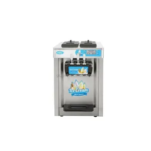 MQ-L20ABN वाणिज्यिक 3 स्वाद नरम आइसक्रीम मशीन अलक स्टेनलेस स्टील आइस क्रीम मशीन