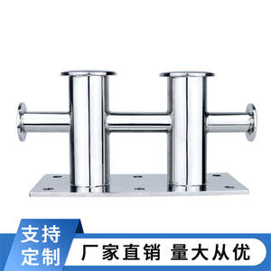 High-Durable 316 Stainless Steel Double Cross Dock Bollards for Yachts & Ships Cable Anchors & Other <b>Marine</b> <b>Hardware</b> - Product Image 6