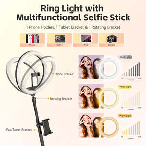 Photomaton portable, photomaton rotatif automatique sans fil à 360 degrés pour <span class=keywords><strong>Instagram</strong></span> - Product Image 3