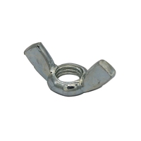 Écrou papillon à vis manuelle en acier au carbone de grade 4.8, zingué, M5 M6 M8 M10 M12, pour machines générales, directement de l'usine