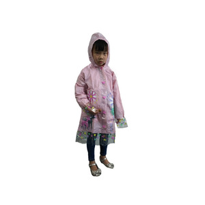 Imperméable court en PVC pour filles, réutilisable, design mignon, pour enfants de 1 à 10 ans, camping en plein air - Product Image 2