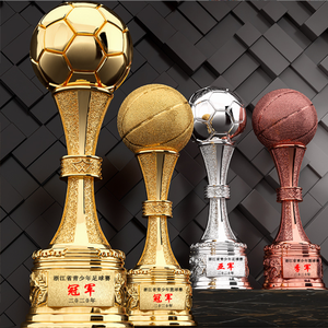 2025Wenzhou DEMO Trophy Factory Hot Soccer Resin Trophy Cup Folk Art Style Football Boot Trofeos Recuerdo para World Sports - Product Image 3