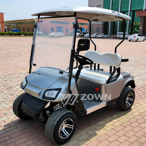 Carrito de golf eléctrico de 2 plazas al por mayor de fábrica para resort, hotel, granja, patrulla, colores personalizados, precio de fábrica - Product Image 3