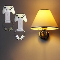 Support mural pour accessoires de jeu, support mural pour manette, support mural pour casque, support mural pour casque de jeu pour PS5 PS4 Xbox