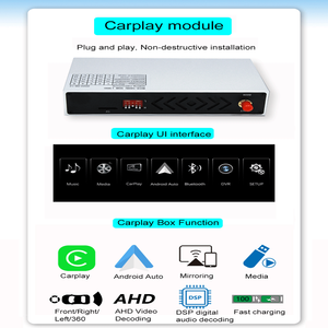 Dckloer không dây Carplay và Android tự động cho Bentley mushan 2011-2019 7 "Màn hình phản chiếu/Video/Airplay/Camera/Navigation - Product Image 3