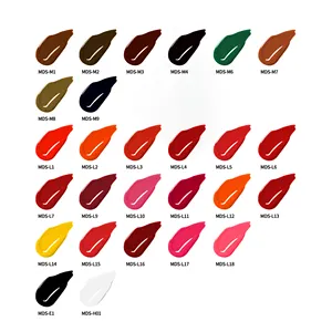 Nova chegada 21 cores permanente lábio tatuagem pigmento MEDUSA permanente maquiagem sobrancelha tinta para microblading