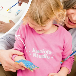 <span class=keywords><strong>Kit</strong></span> de cadre photo pour empreintes de mains de <span class=keywords><strong>famille</strong></span>, cadre photo en bois pour empreintes de mains de bébé à faire soi-même avec peinture sûre, <span class=keywords><strong>kit</strong></span> d'empreintes de pieds de bébé - Product Image 3