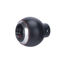 Pommeau de levier de vitesse universel pour voiture, forme ronde, avec anneau décoratif interchangeable