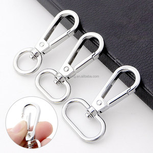 Mosquetón giratorio de metal duradero con gancho de langosta de aleación para cuero, plástico, hebillas para perros, correas de bolsos, herrajes para bolsos, cinturones de equipaje - Product Image 2