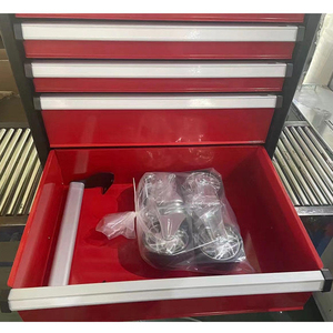 Carrello Portautensili Industriale con Cassetti per Officina Meccanica, Armadietto Metallico con Ruote per Attrezzi - Product Image 3