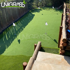 Cảnh quan Turf thành phố màu xanh lá cây cỏ Mat sân chơi màu hồng sân tennis rug trang trí ngoài trời Golf đầy màu sắc cỏ nhân tạo - Product Image 1