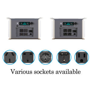 Station d'alimentation portable 2600W 2048Wh avec batterie au lithium, sortie AC 110V/220V, MPPT, onde sinusoïdale pure, charge <span class=keywords><strong>solaire</strong></span>, pour <span class=keywords><strong>camping</strong></span> en extérieur et utilisation automobile - Product Image 5