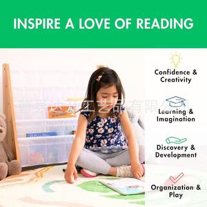 Wooden Childrens Bookshelf Multi Layer Storage <b>Rack</b> For Bedroom Reading <b>Shelf</b> - Product Image 4