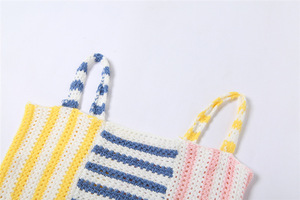 2022 Sweaters Knitted <strong>Tops</strong> <strong>Bandeau</strong> Bra Tube <strong>Women's</strong> Tank <strong>Tops</strong> Colorful Summer Crochet Crop <strong>Tops</strong> for <strong>Women</strong> - Product Image 6