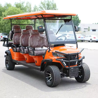 Voiturette de golf électrique certifiée EEC GCC, écologique, longue portée, haute vitesse, avec chariot arrière pour usage commercial