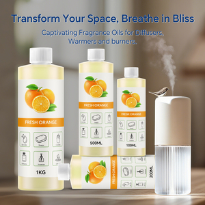 Aceite Aromático de Naranja Fresca al por Mayor, Aroma Cítrico Premium de Larga Duración para Limpiadores, Detergentes, Jabones, Perfumes y Velas - Product Image 3