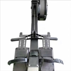 Máquina de remo con resistencia al viento dinámica, pantalla de datos en tiempo real, control por botones, entrenador de cuerpo completo de bajo impacto - Product Image 3