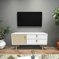 2022 meuble TV moderne avec ensemble de table basse meubles de salon à panneaux de bois avec rangement pour la maison et la chambre meuble TV