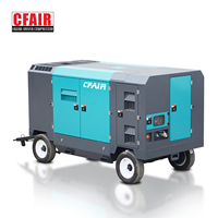 CFAIR 830CFM 10.5BAR COMPRESSEUR D'AIR DIESEL INDUSTRIEL Portable pour le FORAGE PONT MINIER Extraction de pétrole, forage de puits d'eau