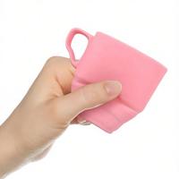Gobelet pliable en silicone pour les besoins quotidiens, gobelet à eau pour enfants avec couvercle, tasse, gobelet de voyage universel portable pour l'extérieur