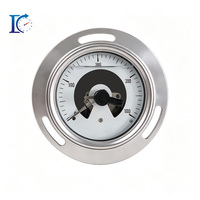 Liquid Filled Shock-Resistant Electric Contact Pressure Gauge 100mm Stainless Steel Factory Direct Custom for Pressure Alarm