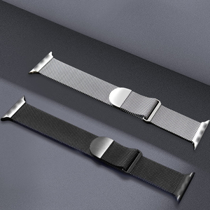 สายนาฬิกาข้อมือโลหะสแตนเลสสตีลแบบตาข่าย Milanese Loop รุ่นพรีเมียม RYB พร้อมแม่เหล็ก สำหรับ Apple Watch Ultra 2 49 มม. Series 10 42 มม. 46 มม. - Product Image 6