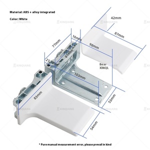 Adjustable Heavy-Duty Modern Plastic Invisible Concealed Kitchen <strong>Cabinet</strong> Hanging System - Product Image 6