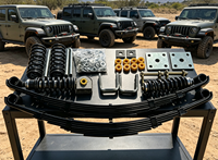 Kit d'assemblage de ressorts à lames pour remorque - Ressorts de suspension en acier robuste pour remorques légères, camping-cars et remorques de bateaux
