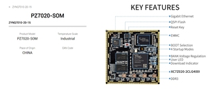 บอร์ดพัฒนาระบบ Xilinx SOC แบบฝังพร้อม7020 zynq สำหรับ Ai Xilinx zynq 7020 FPGA - Product Image 3