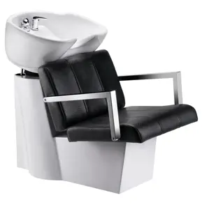 WB3575发廊家具反冲洗单元，带陶瓷洗发水槽，用于洗发水椅