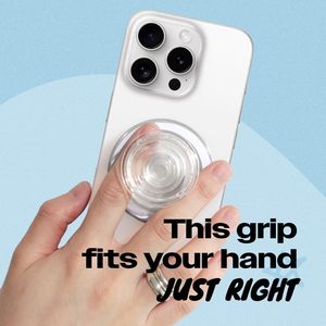 Magnetic Transparent Collapsible Mobile Phone Grip Stand Holder for Smartphone Tablet Cell Phone Accessory Compatible - Product Image 4