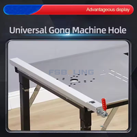 FSBOLING Levage à une main WJ108 Table de scie pliable portable efficace et stable