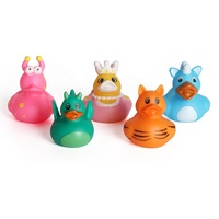Lot de 25 canards en caoutchouc PVC Assortiment de jouets pour le bain Cadeau d'anniversaire pour fête prénatale Vente en gros de canards miniatures en caoutchouc personnalisés