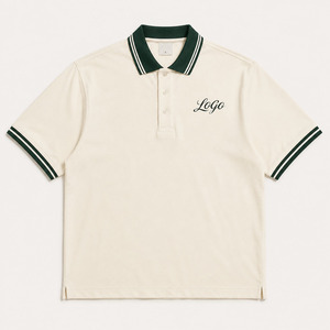 Chemise de golf de nouvelle conception, polo Dry Fit avec logo personnalisé, extensible dans 4 directions, style preppy rétro, séchage rapide, polo de golf décontracté pour le sport - Product Image 3