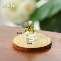 Mini Cactus en Verre, Ornement de Bureau, Décoration de Table pour la Maison, Salon, Salle à Manger