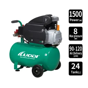 2hp/1.5kw Dubbele Cilinder Koperen Kern Motor Goede Warmte Dissipatie Systeem Lange Levensduur Duurzame En Stabiele Luchtcompressor