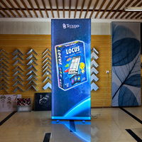 Boîte à lumière LED personnalisée en tissu pour entreprises, commerces et expositions – Système SEG publicitaire LED