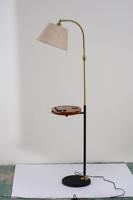Lampadaire chambre lumière luxe Table debout lumière Promotion rétrogradation hôtel E27 tissu USB sans fil charge moderne LED métal