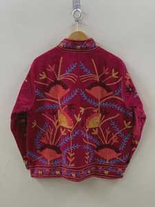 เสื้อแจ็คเก็ตกำมะหยี่ปักลายซูซานี กระดุมลายสัตว์ ผ้าฝ้ายรักษ์โลก คุณภาพสูง สไตล์โบฮีเมียน งานแฮนด์เมด ลายชนเผ่า สำหรับฤดูหนาว - Product Image 6