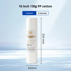Élément filtrant purificateur d'eau écologique en coton PP de 10 pouces, technologie de fusion soufflée, granulés de coque de noix de coco activés, pour l'extérieur - Product Image 3