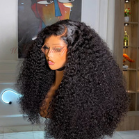Perruque frontale HD sans colle 13x6 en cheveux naturels vietnamiens bruts, perruque en cheveux humains avec cuticules alignées, vente en gros