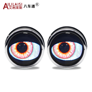 Aililaisi, faros delanteros bi-LED de 3 pulgadas para coches, proyector de ojos del diablo, función de giro de Ángel parpadeante para BMW Benz Truck, 2 años - Product Image 2